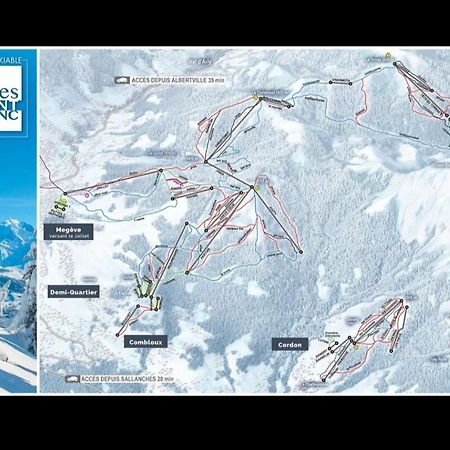 Studio Porte Du Mont Blanc Combloux Aux Pieds Des Pistes エクステリア 写真